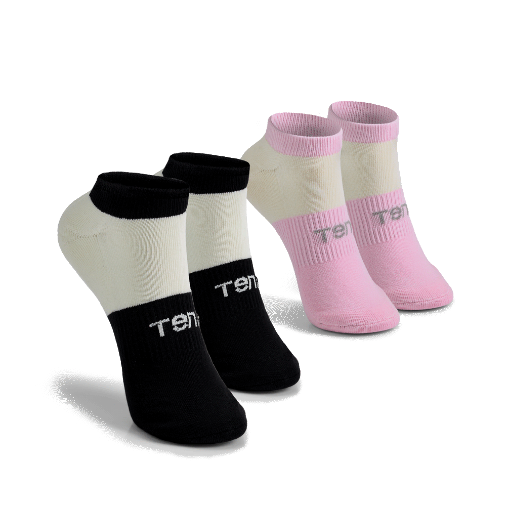 Royal Black, Powder Rose/Light Ivory