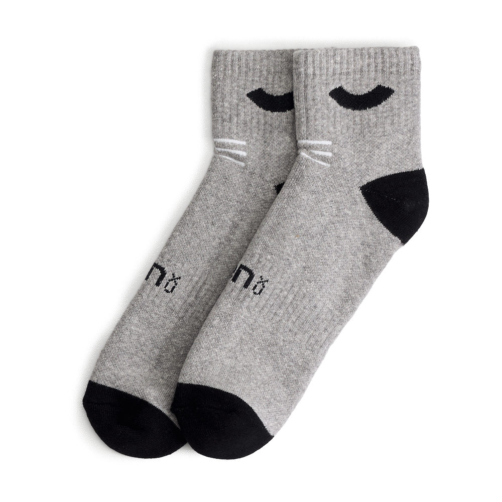 Light Ivory , Grey Melange/Royal Black